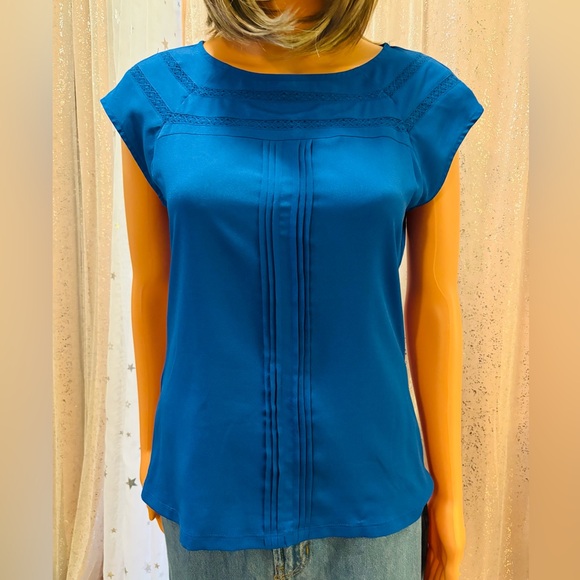 The Limited Tops - The Limited Teal Blouse